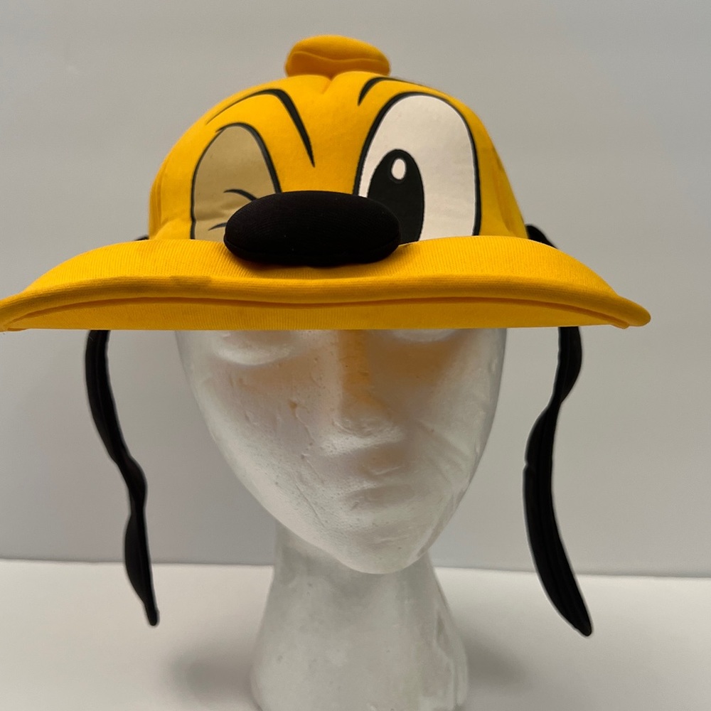 Vintage Walt Disney World Long Bill Pluto Hat With Long Ears - Size Adult